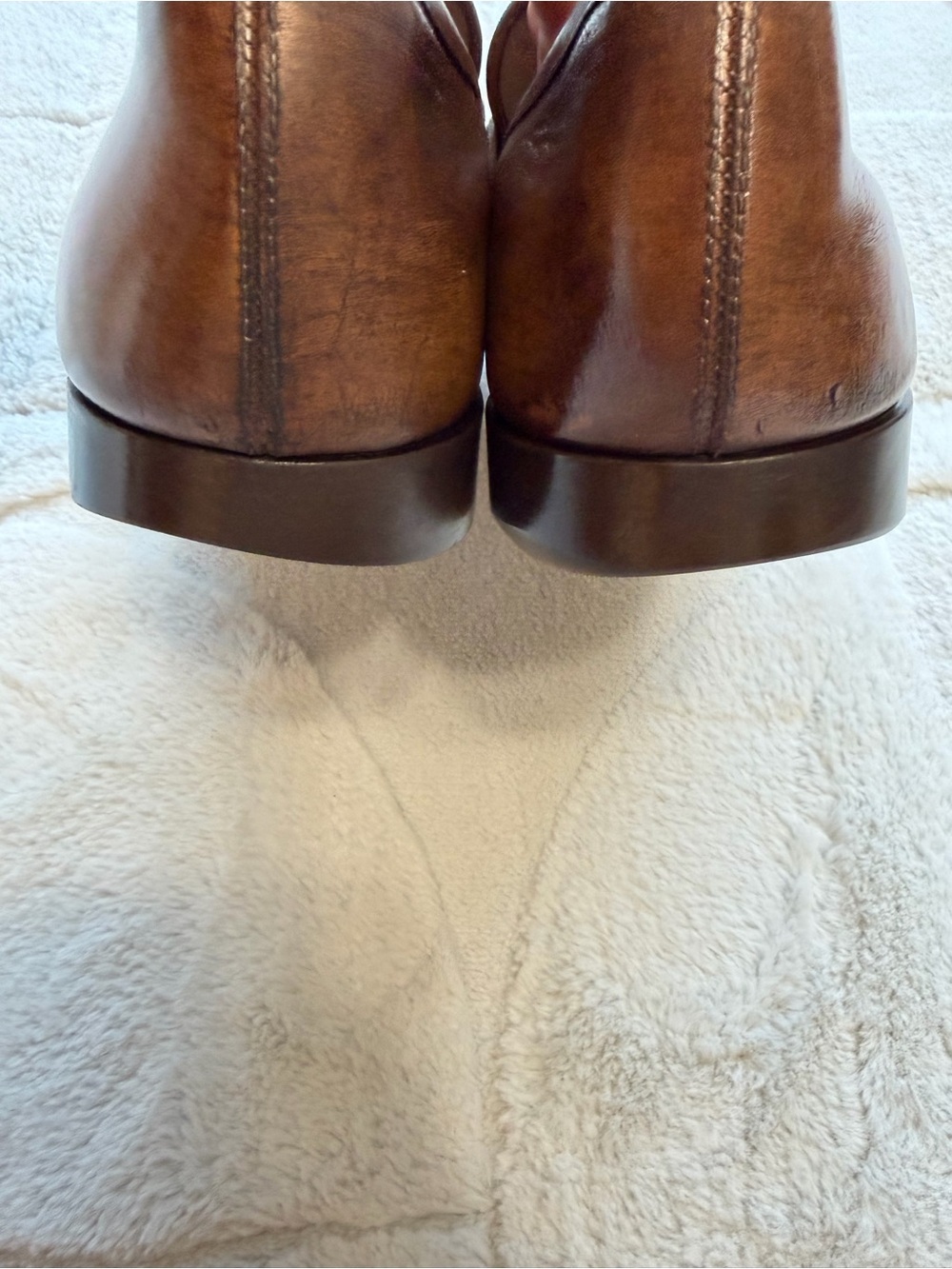 $1,090 Salvatore Ferragamo Brown Leather Gancini Buckle Horse-bit Loafers 10.5 D - Picture 11 of 16